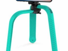 3POD, selfie stick, trepied flexibil cu telecomanda bluetooth, turcoaz, Zbam